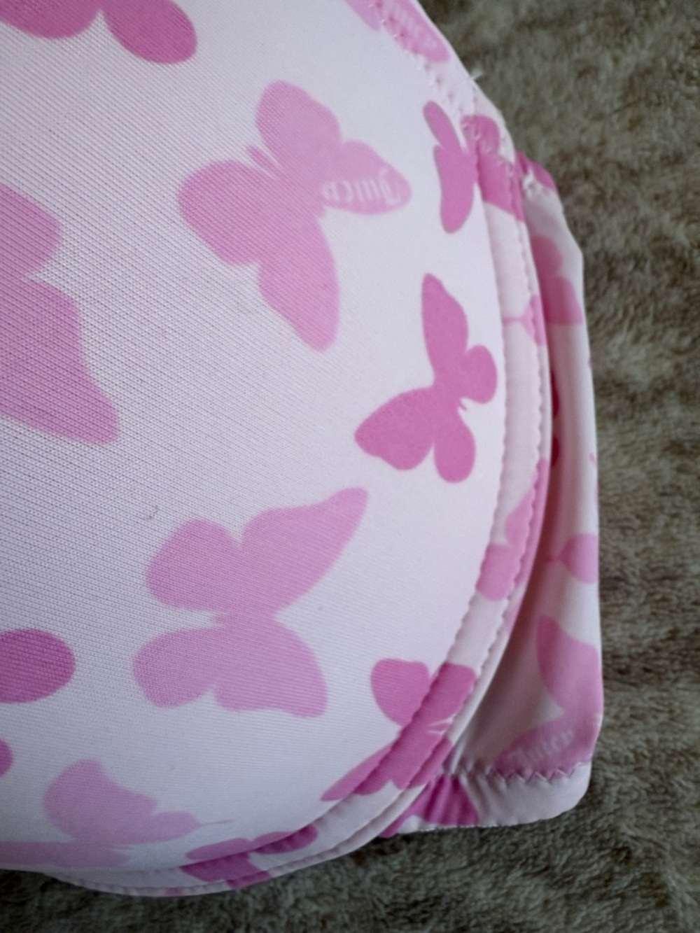 Juicy Couture Pink Butterfly Print Bra - Picture 8 of 8